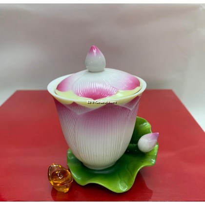 手工莲花水杯